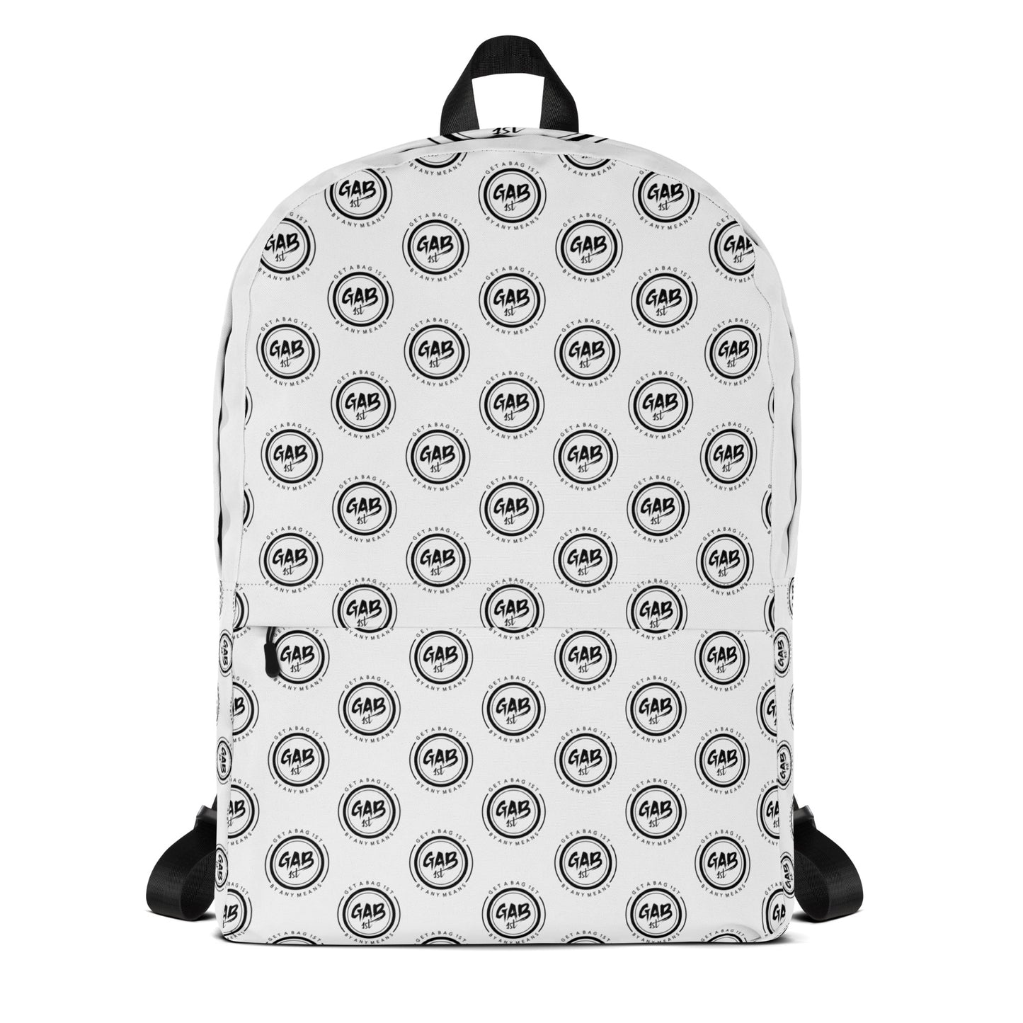 Multi Logo Print Backpack