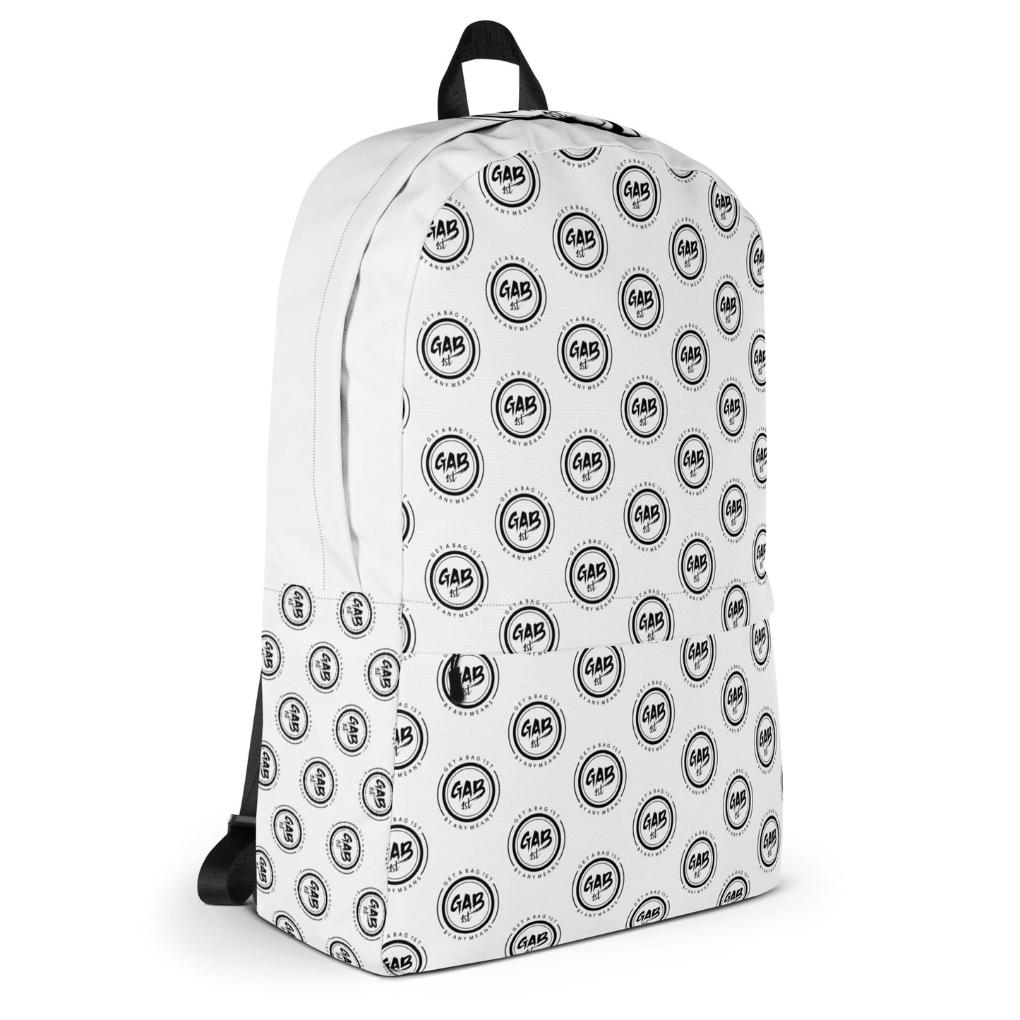 Multi Logo Print Backpack