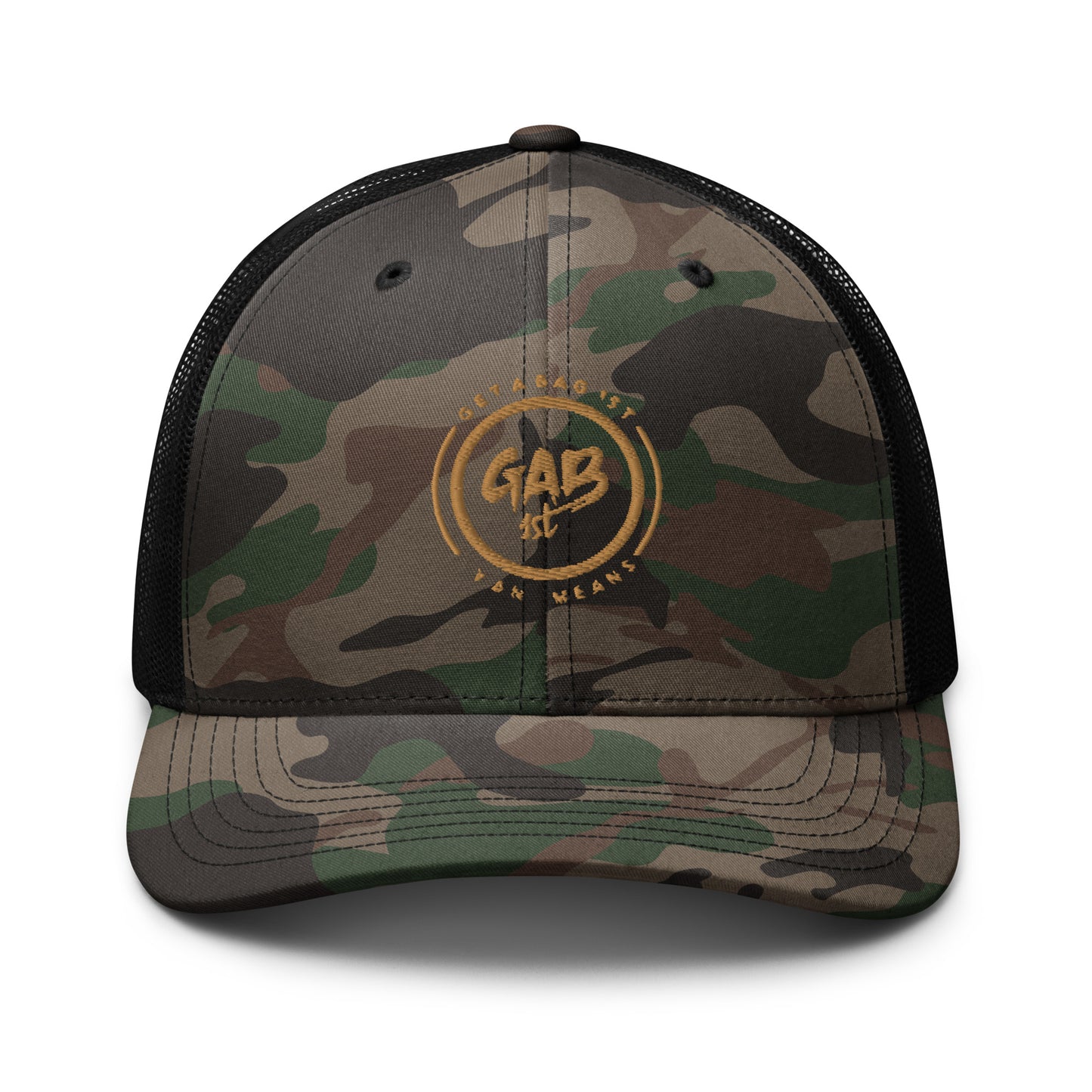 GAB1ST Camo Trucker Hat