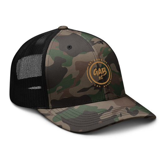 GAB1ST Camo Trucker Hat