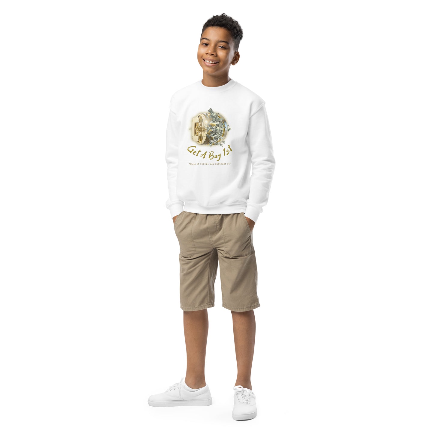 Money Vault Youth crewneck sweatshirt